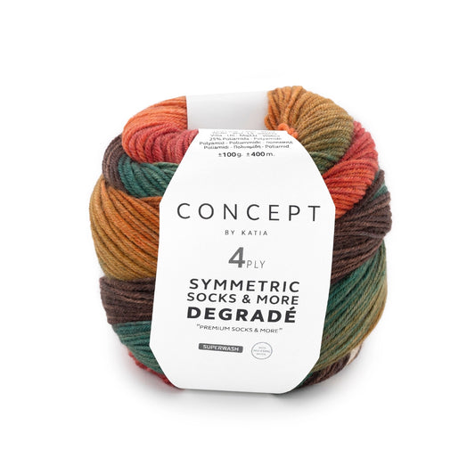 Katia Symmetric Socks & More – Degradé 81