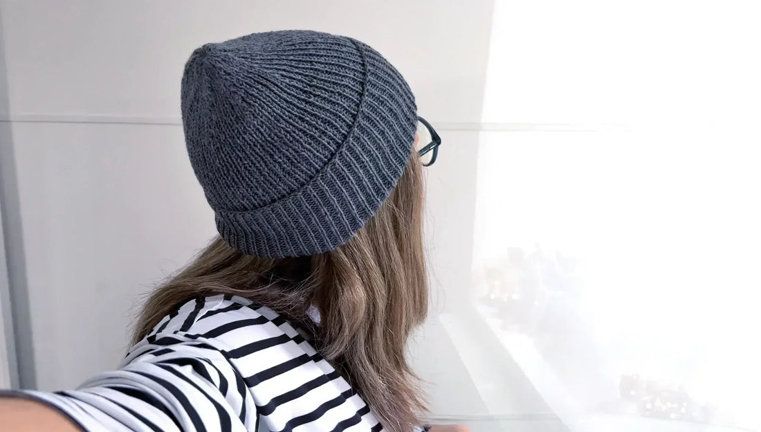 Free Pattern: Quiet Rib Beanie. A Simple, Cozy Hat Pattern You’ll Love to Knit