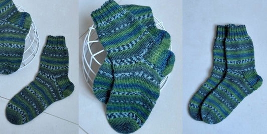 Free Sock Knitting Pattern Everyday Colour Socks