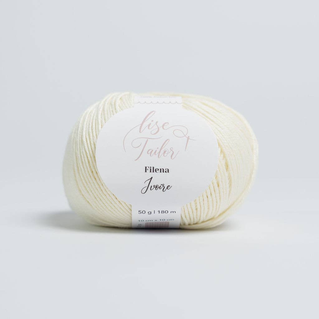 Lise Tailor Organic Cotton Yarn – Lightweight Italian Cotton for Knitting & Crochet