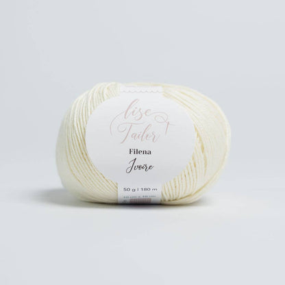 Lise Tailor Organic Cotton Yarn – Lightweight Italian Cotton for Knitting & Crochet