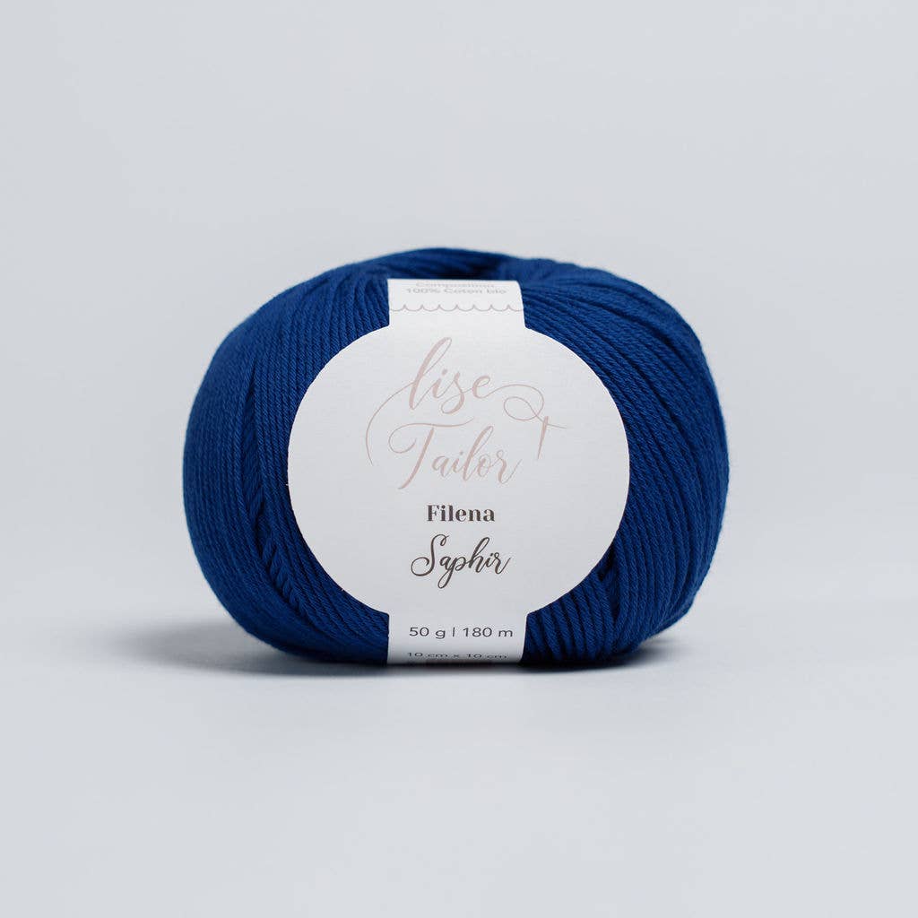 Lise Tailor Organic Cotton Yarn – Lightweight Italian Cotton for Knitting & Crochet