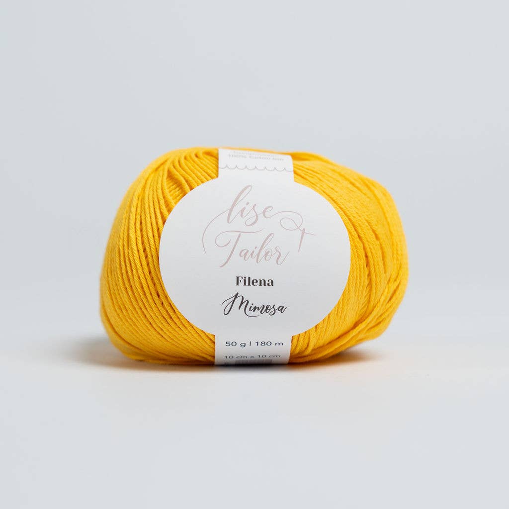 Lise Tailor Organic Cotton Yarn – Lightweight Italian Cotton for Knitting & Crochet