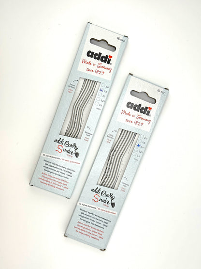 Addi CraSy Snake DPNs 6in (15cm) ColourPopCrafts