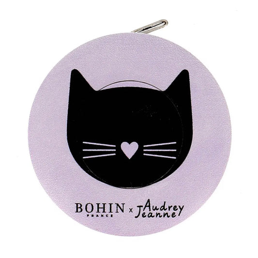 Bohin 150 cm Tape Measure Cat Black