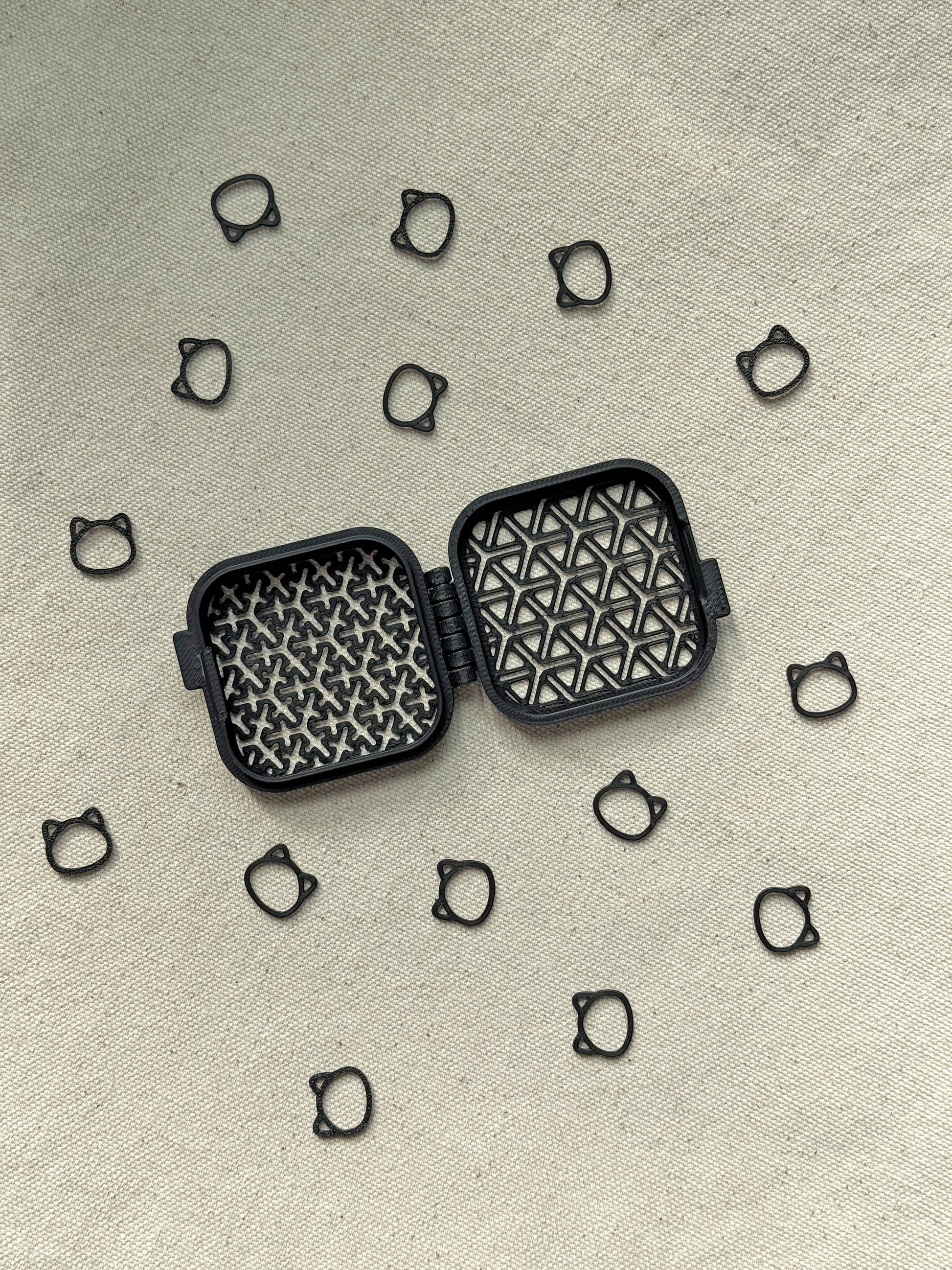 Cat Stitch Markers – 20 pcs with Box