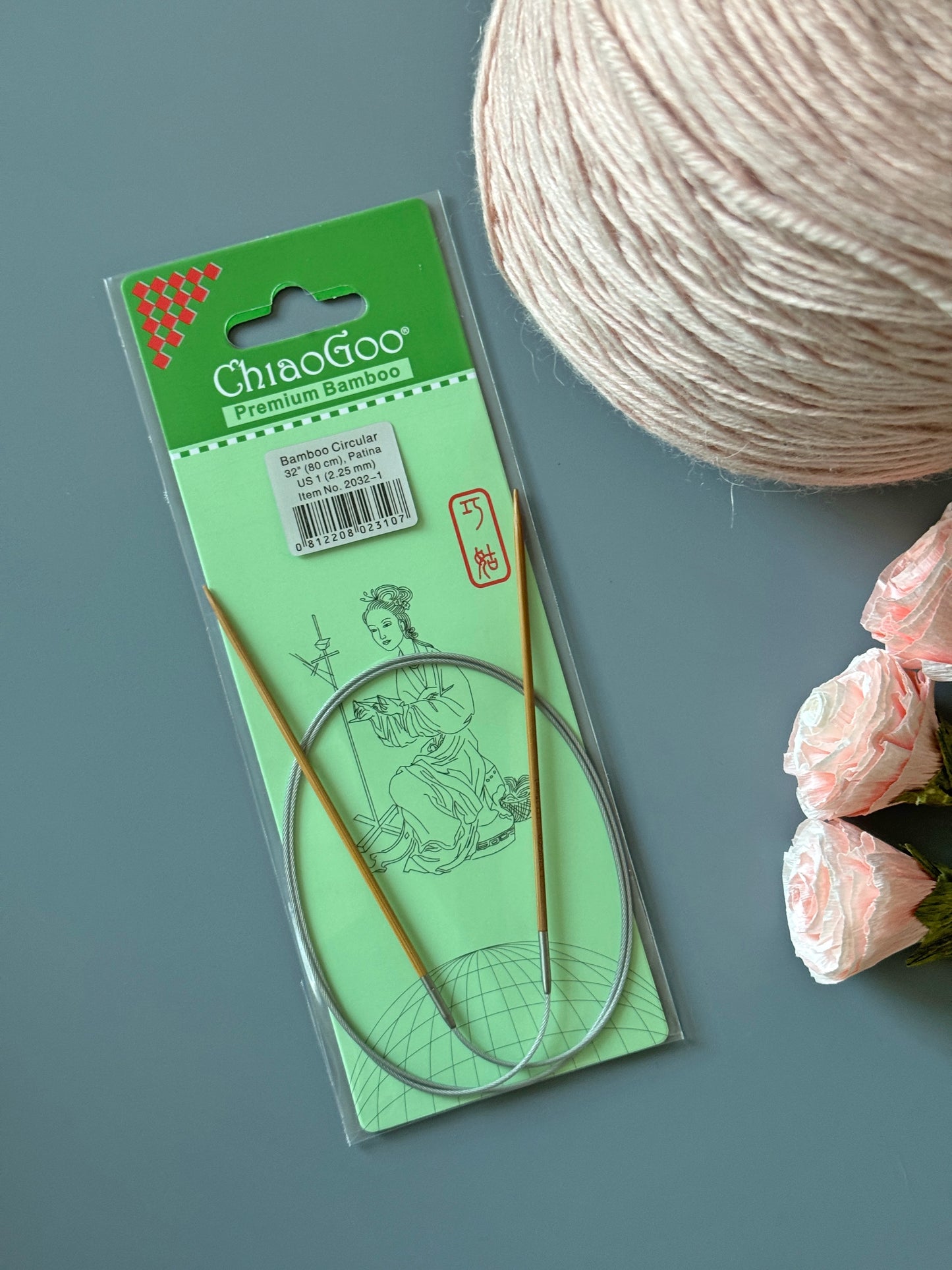 ChiaoGoo Fixed Bamboo Circular Needles 32in (80cm) | ColourPopCrafts