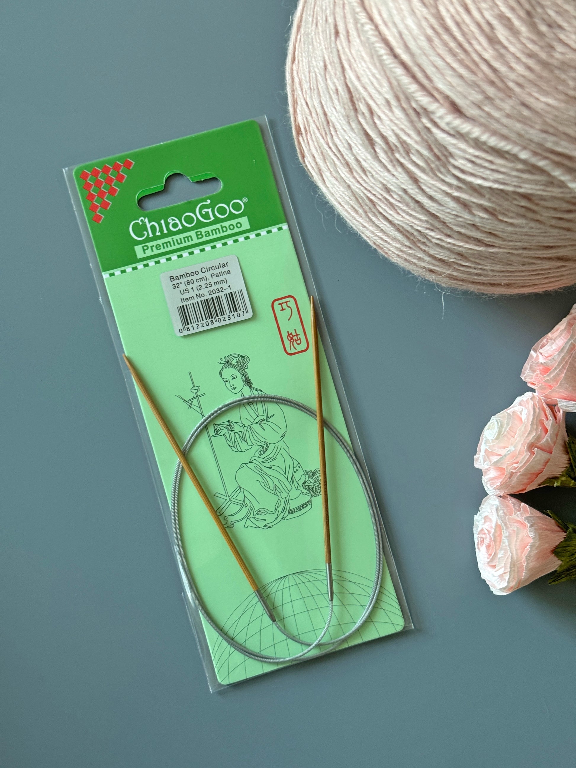 ChiaoGoo Fixed Bamboo Circular Needles 32in (80cm) | ColourPopCrafts