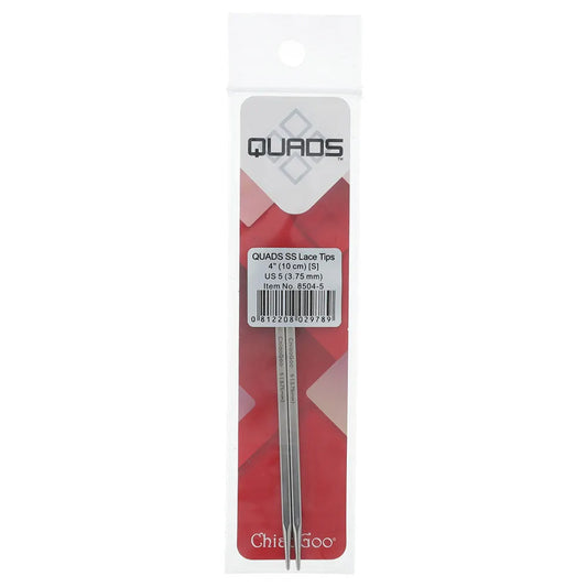 ChiaoGoo QUADS Lace Interchangeable Needle Tips 4in (10cm) long
