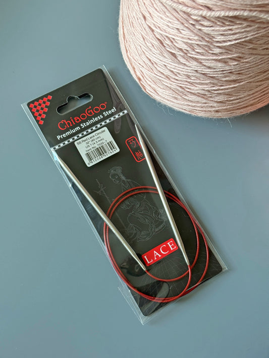 ChiaoGoo Red Lace Circular Needles 32in (80cm) | ColourPopCrafts