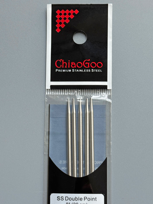 ChiaoGoo Stainless Steel 8-inch DPNs
