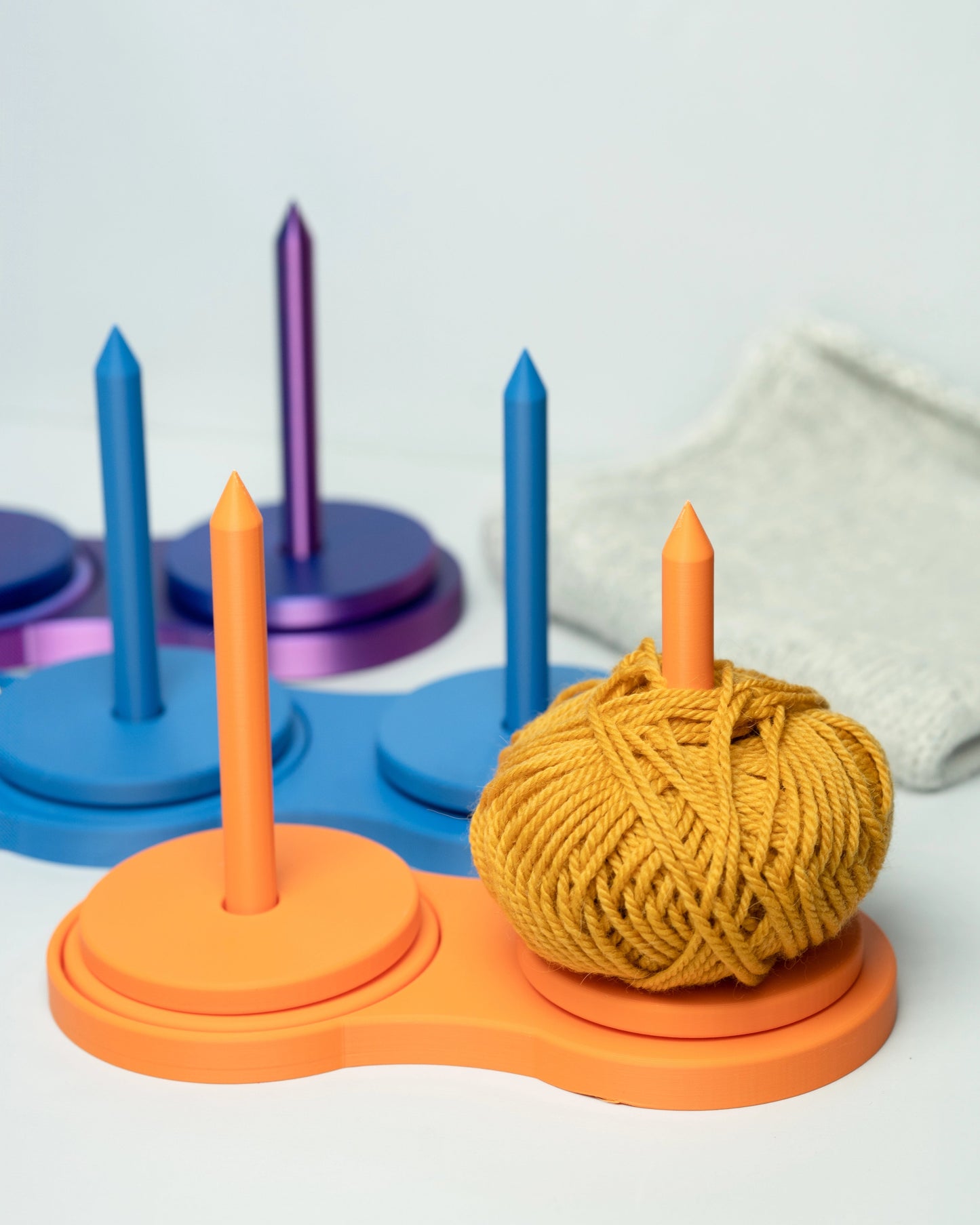 Colorful 3D Printed Yarn Holder