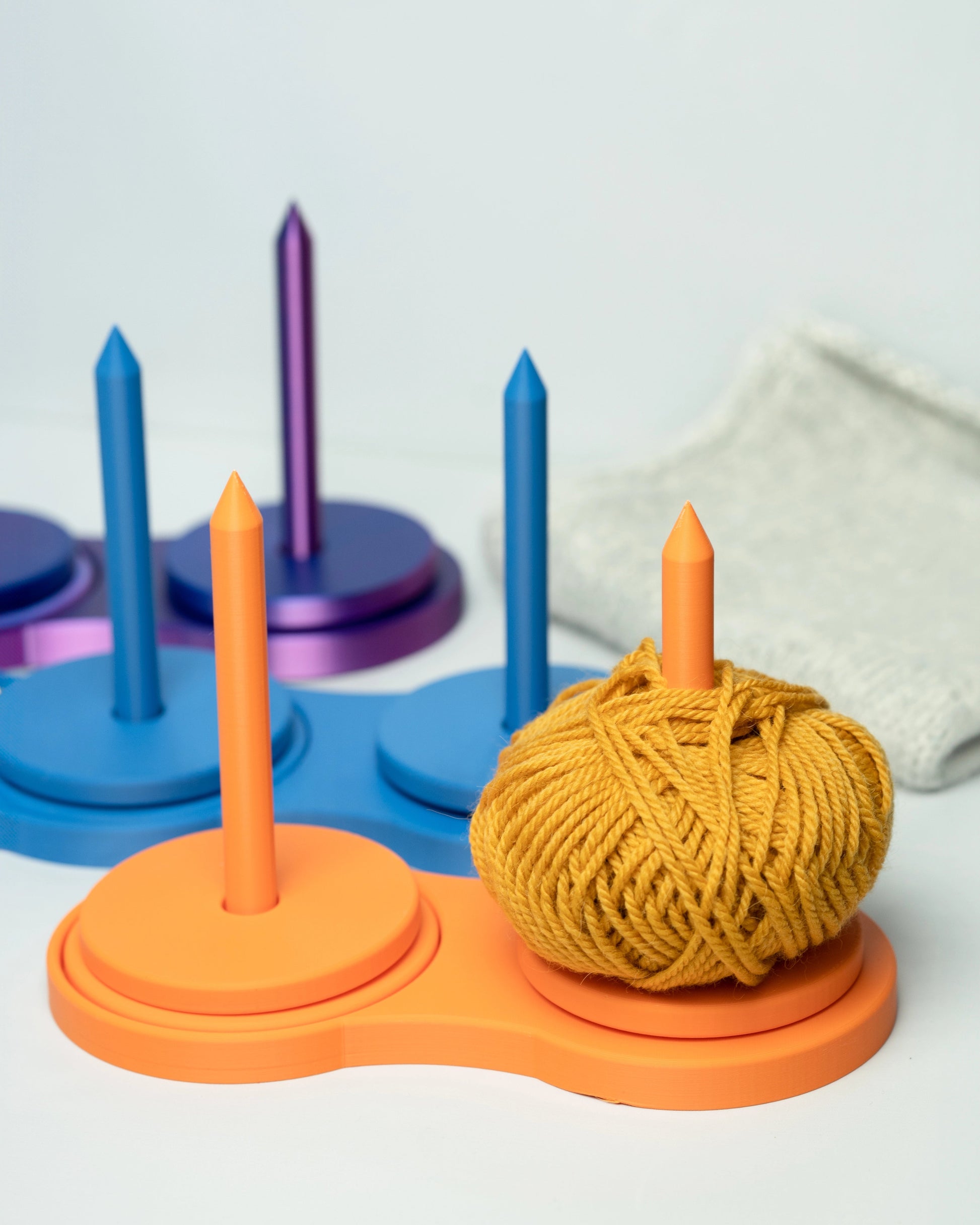 Colorful 3D Printed Yarn Holder