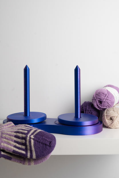 Colorful 3D Printed Yarn Holder. Keep Your Yarn Tangle-Free in Style