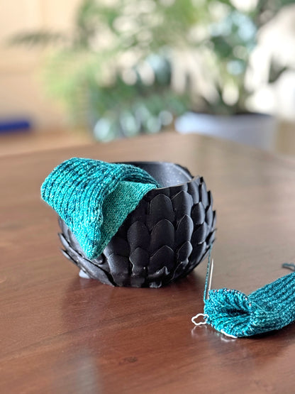 Dragon Scale Yarn Bowl ColorPopCrafts
