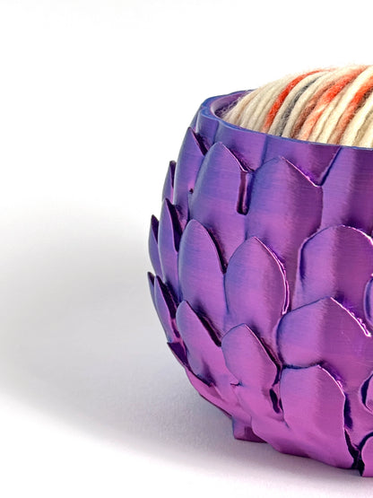 Dragon Scale Yarn Bowl ColorPopCrafts