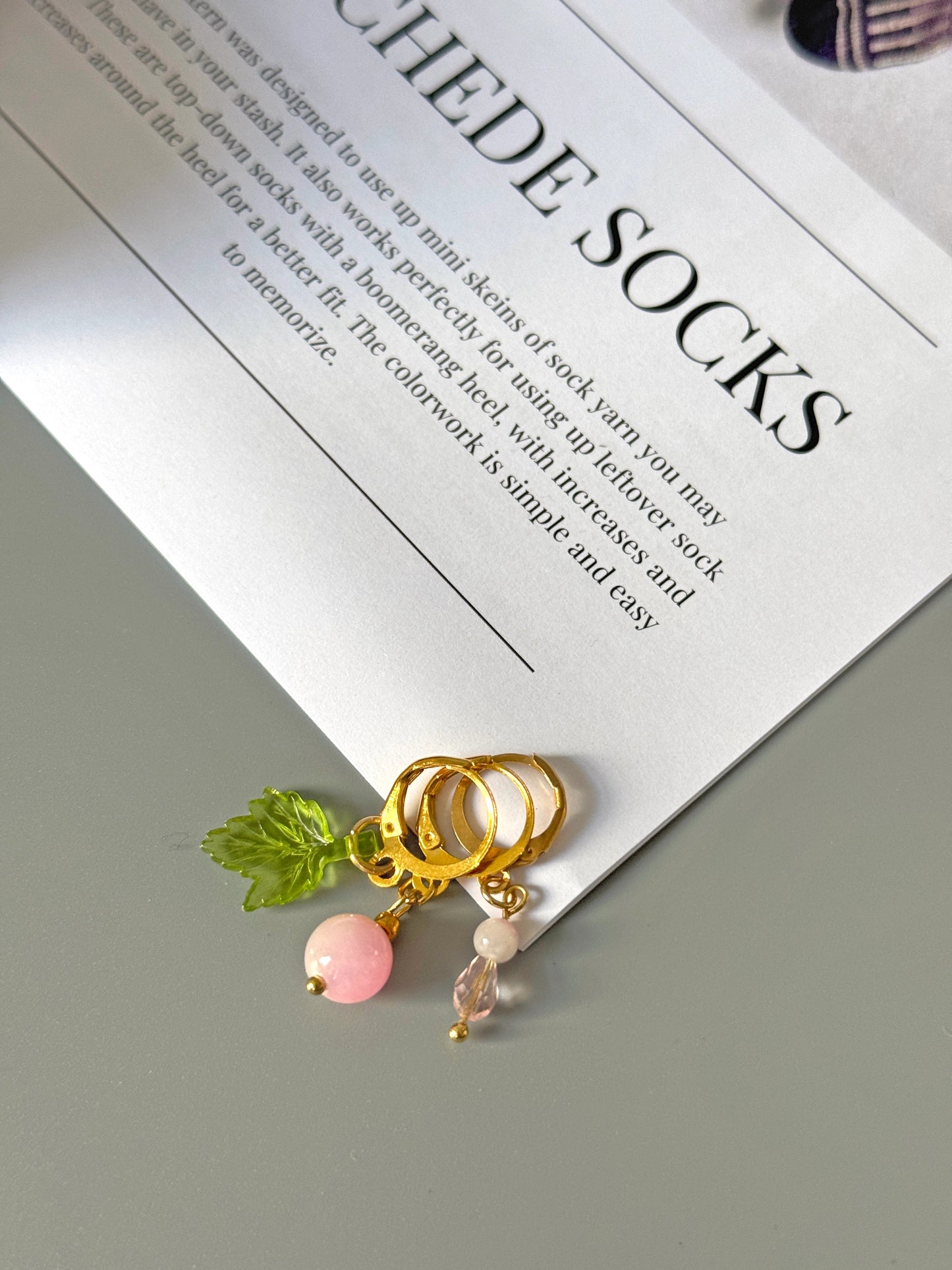 Handmade Pink Stitch Marker Set | ColourPopCrafts