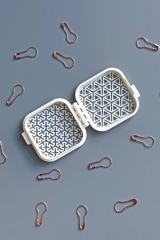 Safety Pin Stitch Markers – Set of 20 Colourful Metal Pins