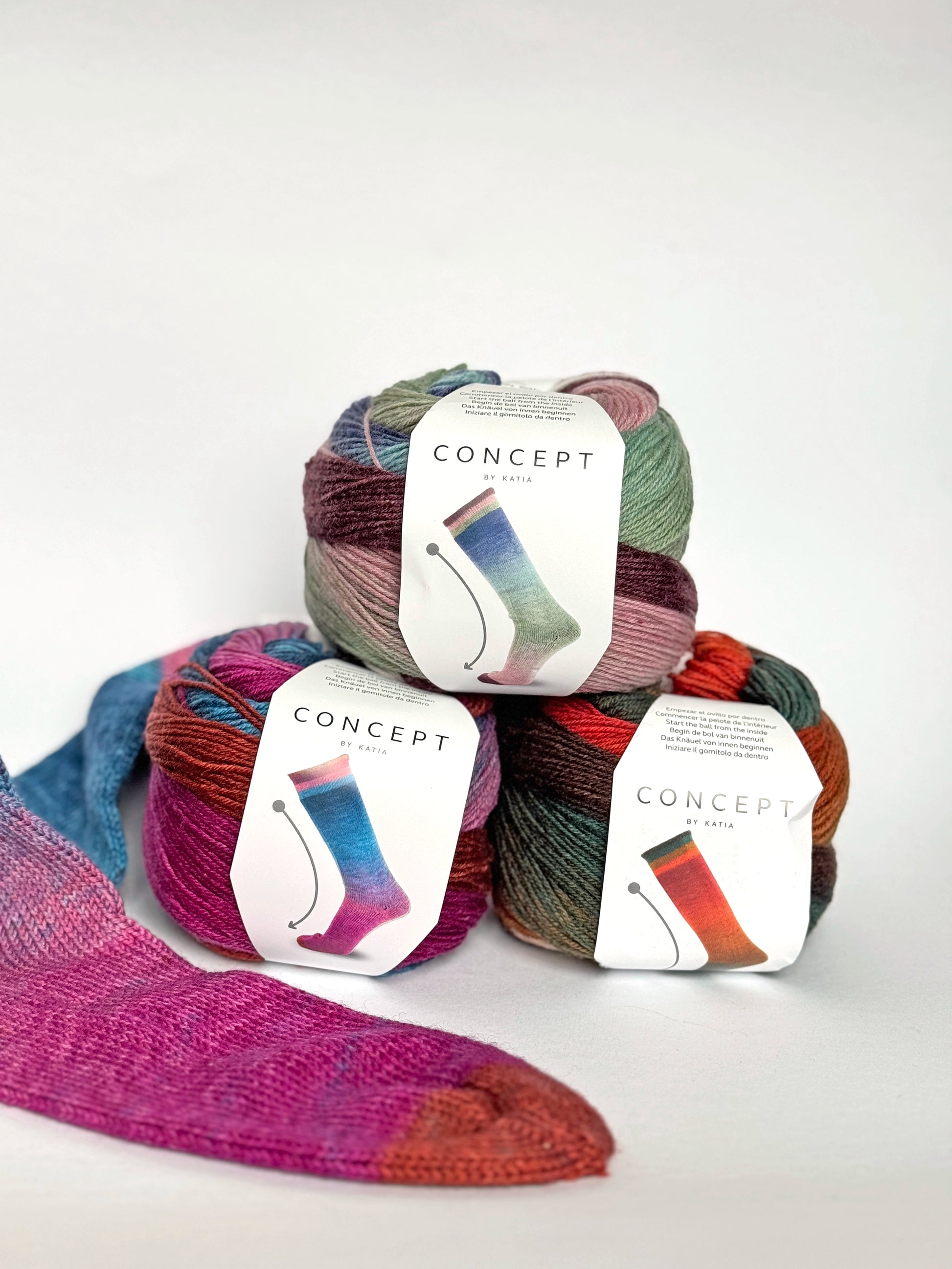 Katia Symmetric Socks & More – Degradé