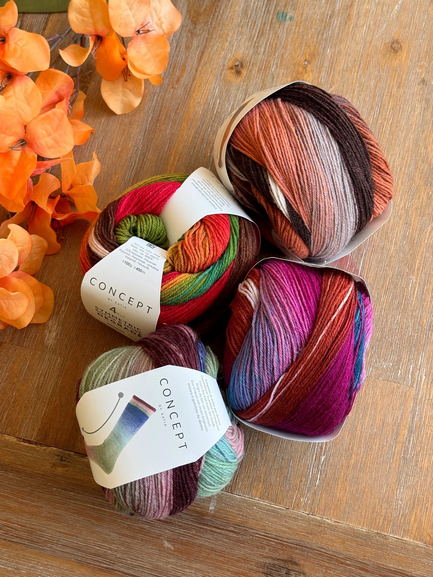 Katia Symmetric Socks & More – Degradé