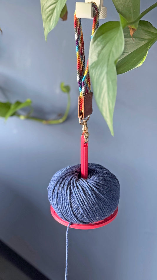 Portable Yarn Holder Bubblegum Pink | ColorPopCrafts