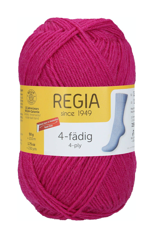 REGIA Uni 4-ply Sock Wool Azalea