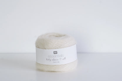 Rico Design – Baby Alpaca Loves Silk 013 Cream