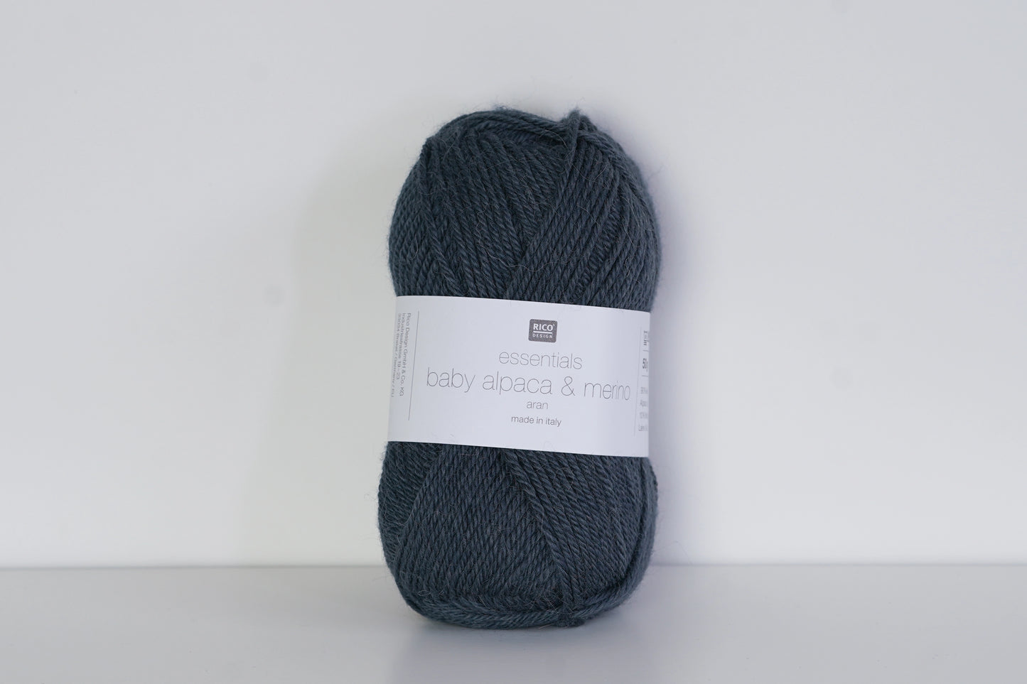 Rico Design – Essentials Baby Alpaca & Merino aran  Navy Blue