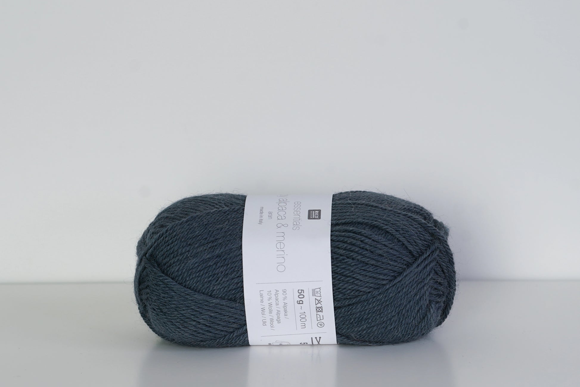 Rico Design – Essentials Baby Alpaca & Merino aran  Navy Blue