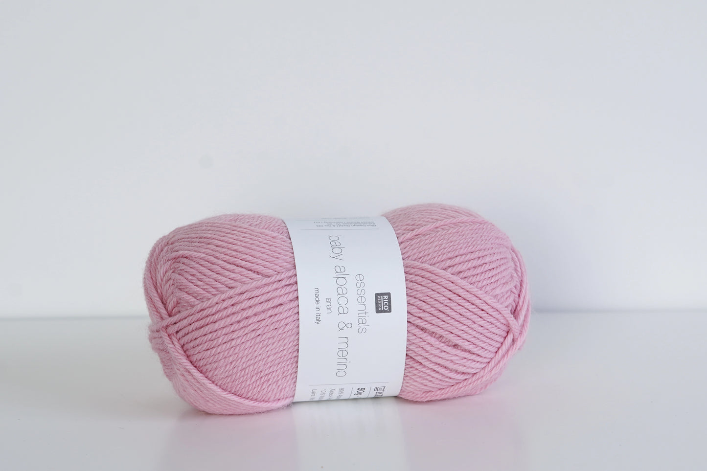 Rico Design – Essentials Baby Alpaca & Merino aran  Pink 