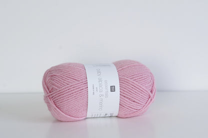 Rico Design – Essentials Baby Alpaca & Merino aran  Pink 