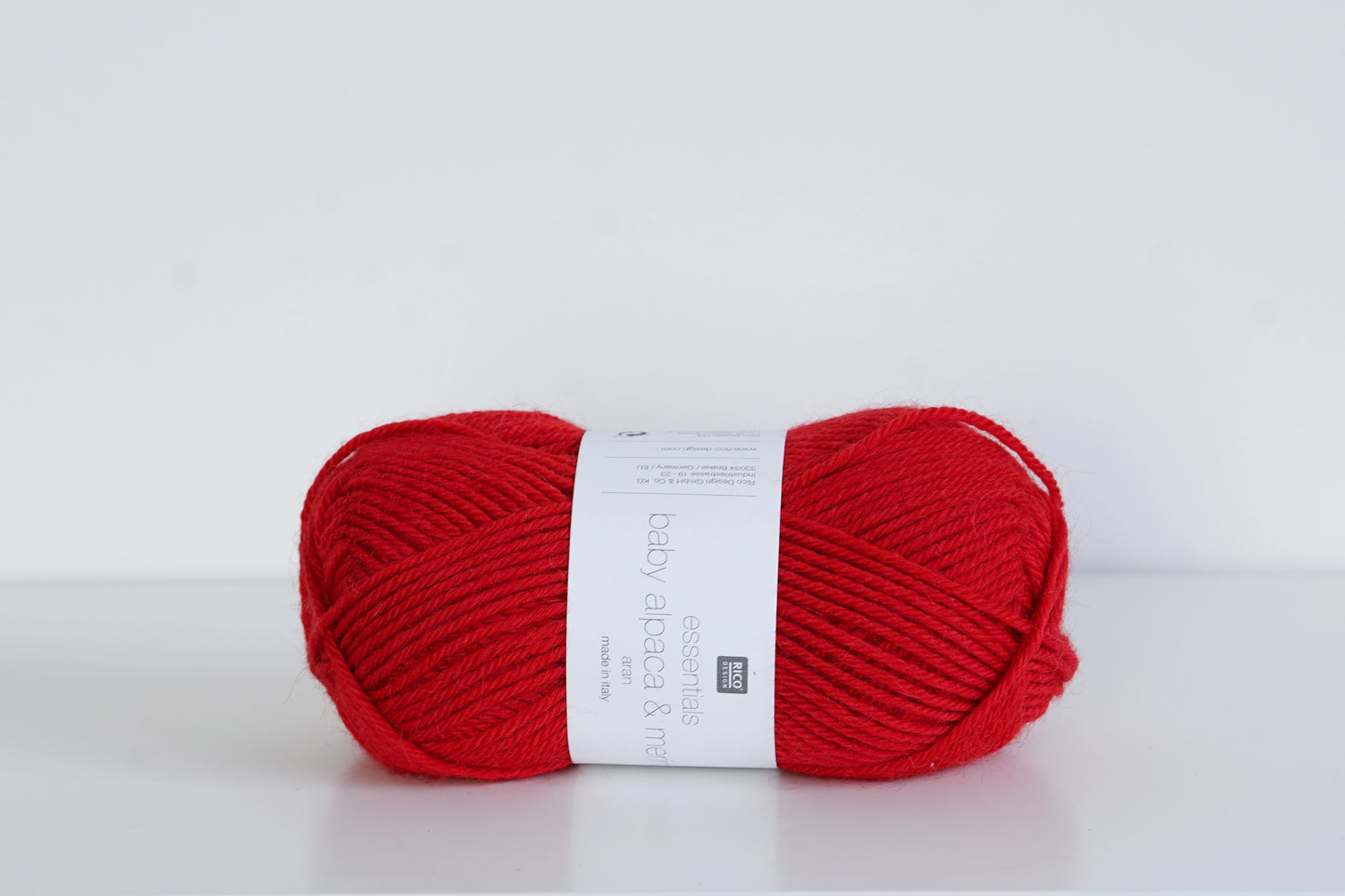 Rico Design – Essentials Baby Alpaca & Merino aran  Red