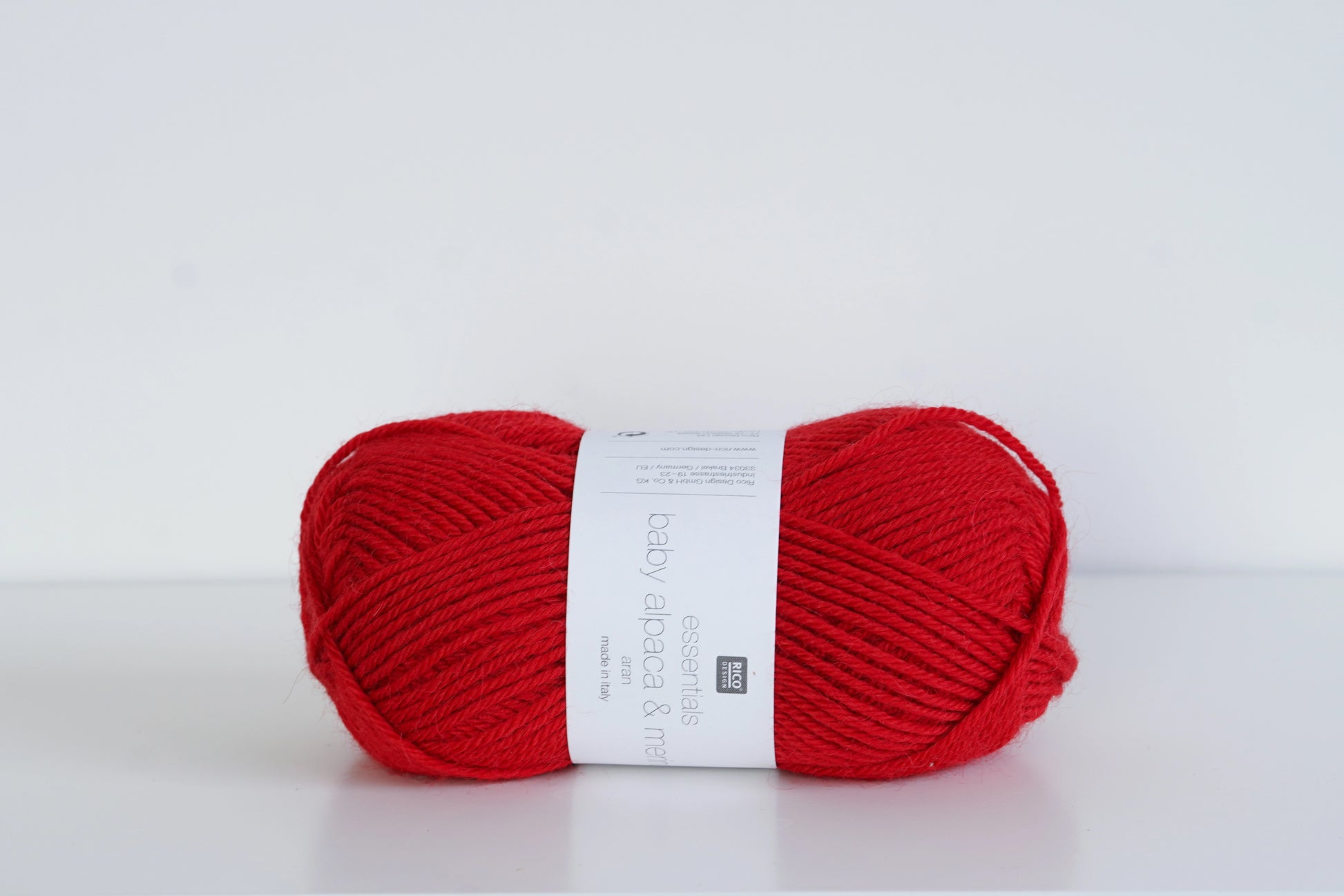 Rico Design – Essentials Baby Alpaca & Merino aran  Red