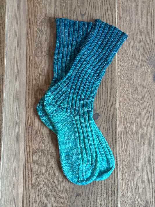 Slow Days Socks Knitting Pattern – Stretchy, Snug, and Soothing to Knit ColorPopCrafts