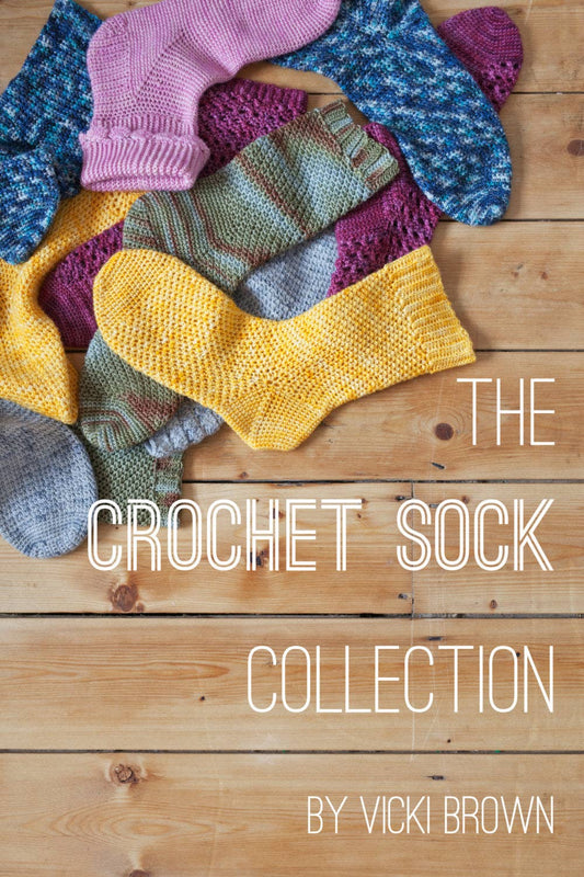 The Crochet Sock Collection. Printed Crochet Pattern Book (A5 Booklet)