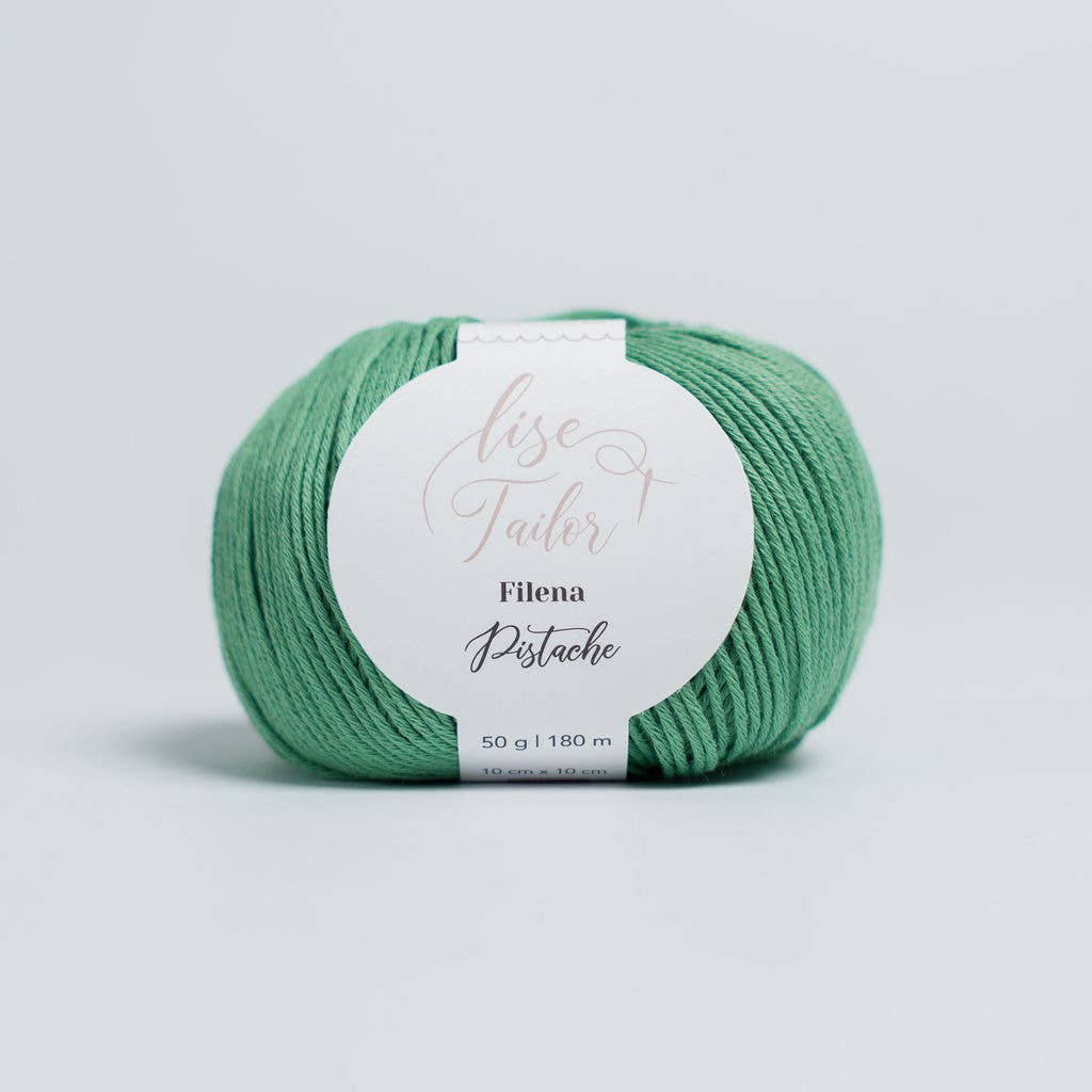 Lise Tailor Organic Cotton Yarn – Lightweight Italian Cotton for Knitting & Crochet