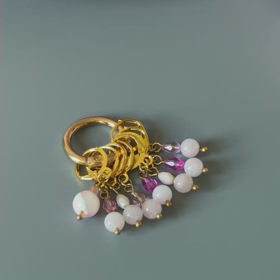 Soft Pink Stitch Markers Set | ColourPopCrafts