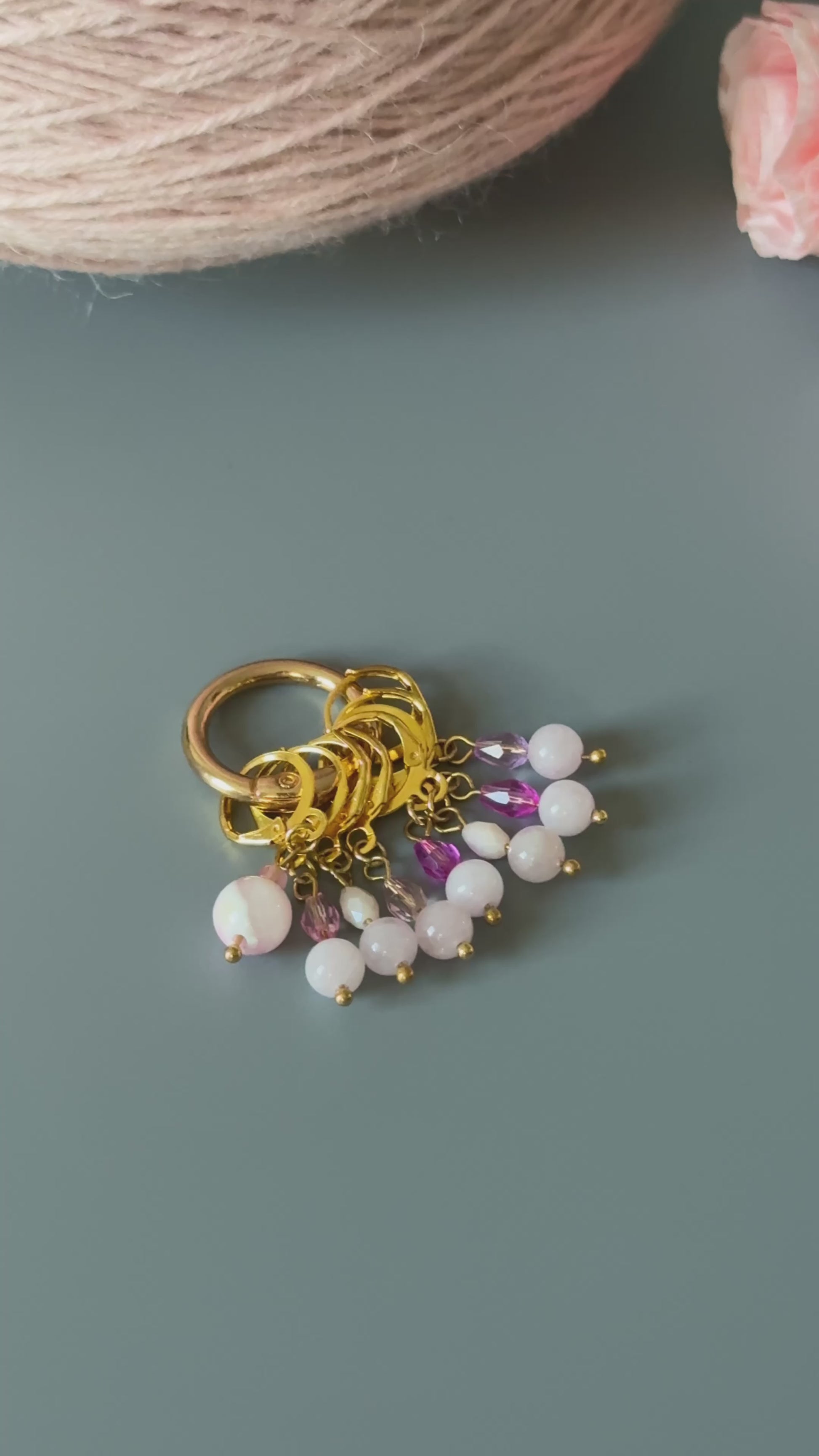 Soft Pink Stitch Markers Set | ColourPopCrafts