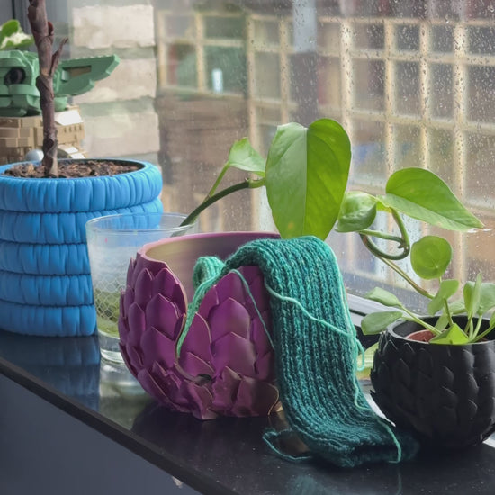 Dragon Scale Yarn Bowl ColorPopCrafts