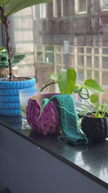 Dragon Scale Yarn Bowl ColorPopCrafts