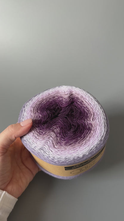 Scheepjes Whirl. Long Gradient Cotton Yarn Cake